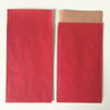 Klika - Kraft bags red 7x13 cm 200 pcs