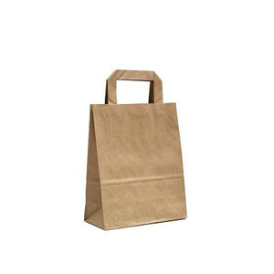 Klika - Borse da trasporto marrone kraft 18/9x22cm 400 pezzi 2 pezzi