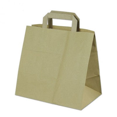 Klika - Borse da trasporto marrone kraft 26/17x25 400 pz