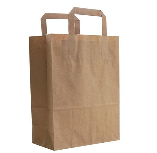 Klika -  Draagtassen bruin kraft 44/17x48cm 150st