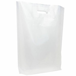 Klika -  Draagtas DKT wit 37x44 2x4 cm 500 stuks 3 stuks