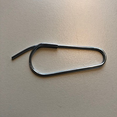 Klika - Clip per etichette 55 mm zincate 1000 pezzi 3 pezzi