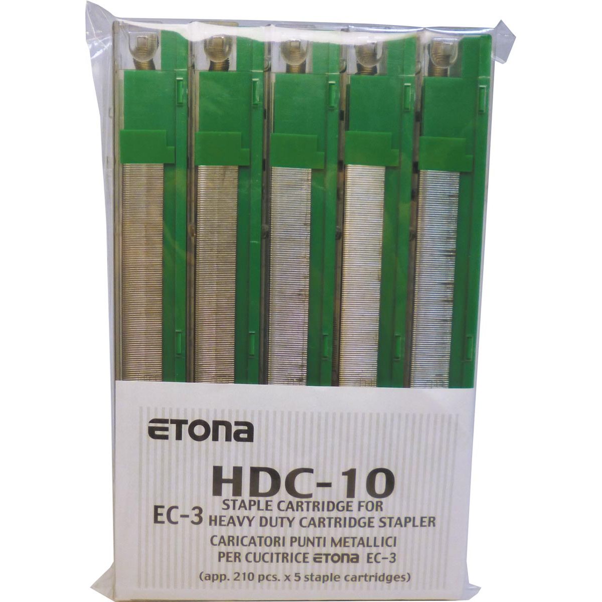 Etona - Etona Stapling -Kassette für EC -3, Kapazität 41 - 55 Blätter, Packung von 5 Teilen