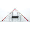 M+R -   geodriehoek, ft 32 cm, met handvat