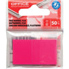 OFFICE products -   index, 25 x 43 mm, ophangzakje van 50 tabs, roze