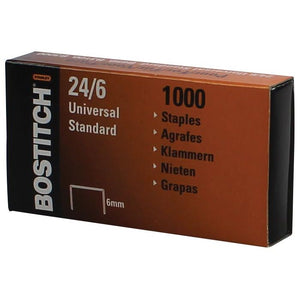 Bostitch -  nietjes 24-6-1MGAL, 6 mm, verzinkt, doos met 1000 nietjes