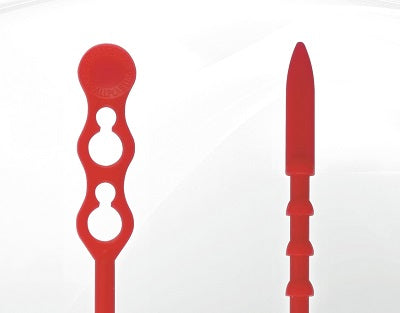 Klika - Cierre de lazo resellable 240 mm rojo