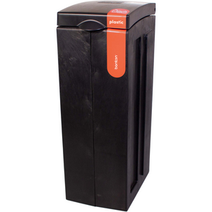 BonTon - | Poubelle | Plastique | PP recyclé | 70l | 77,1x28x43cm | gris | 1 pièce