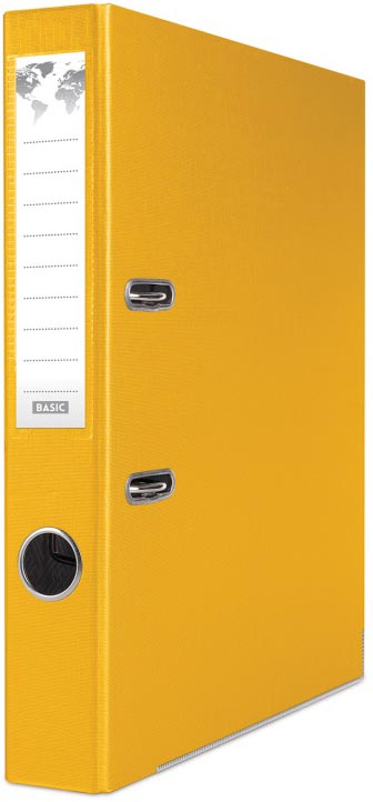 OFFICE products -   ordner voor A4, PP, rug van 5 cm, geel