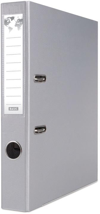 OFFICE products -   ordner voor A4, PP, rug van 5 cm, grijs