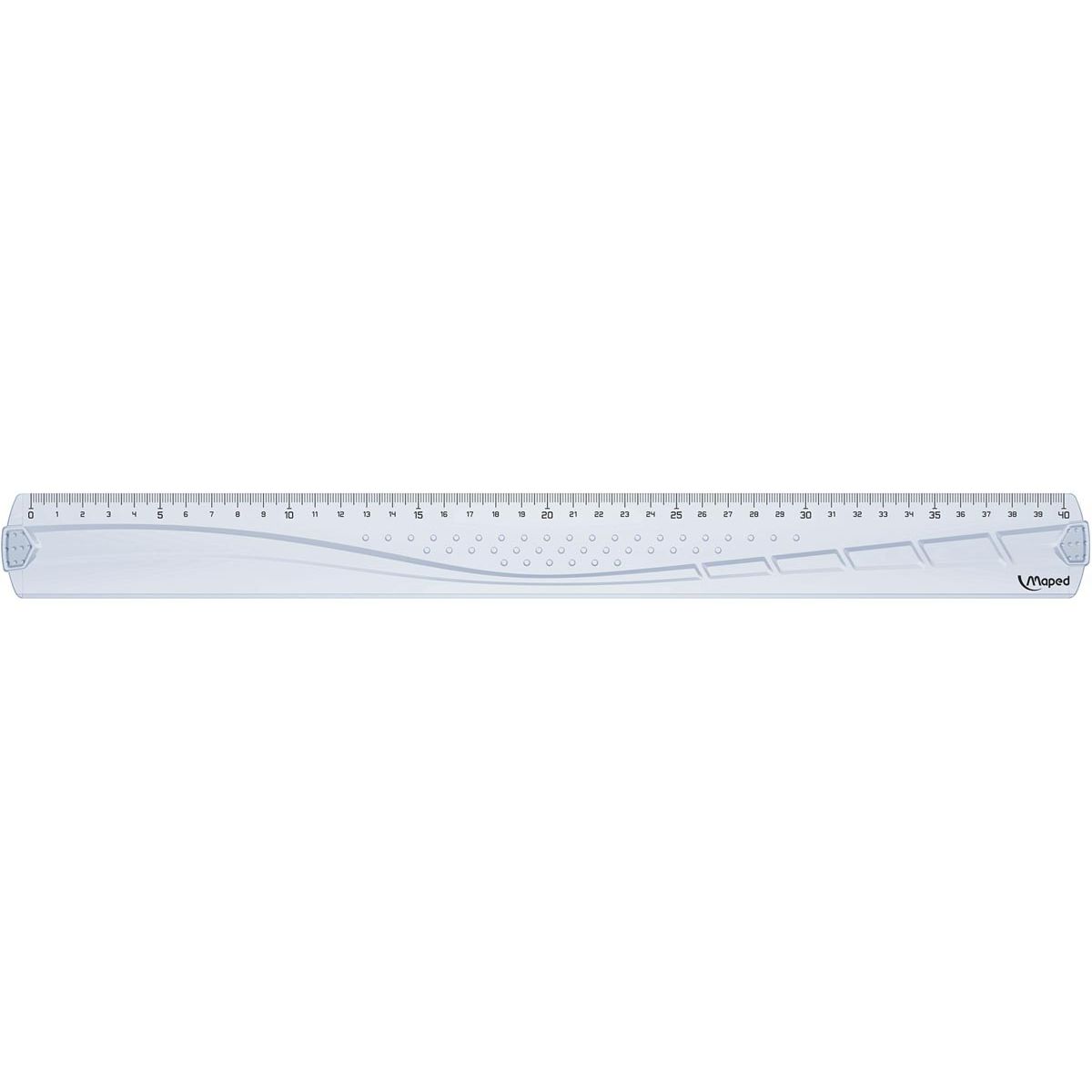 Maped - Geometric ruler 40cm transparent
