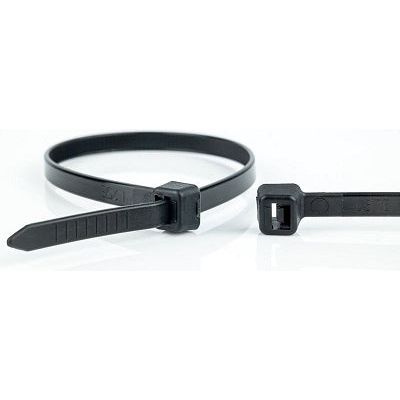 Klika - Kabel -Ties 140x3,6 mm schwarze 100 Teile