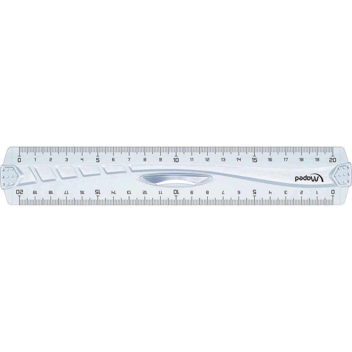 Maped - stecca decimetrica Doppio decimetro geometrico, 20 cm