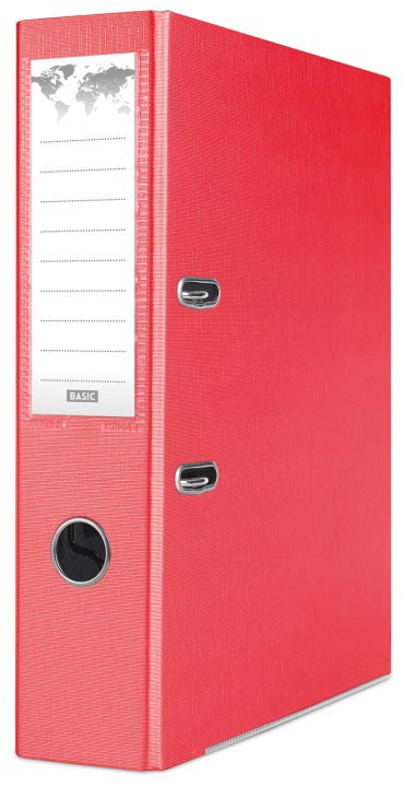 OFFICE products -   ordner voor A4, PP, rug van 7,5 cm, rood