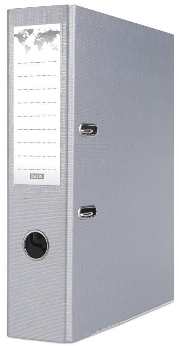 OFFICE products -   ordner voor A4, PP, rug van 7,5 cm, grijs