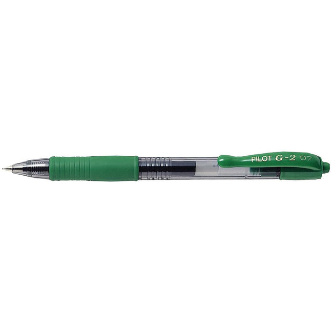 Pilot - roller intrekbare Gelpen G-2 groen