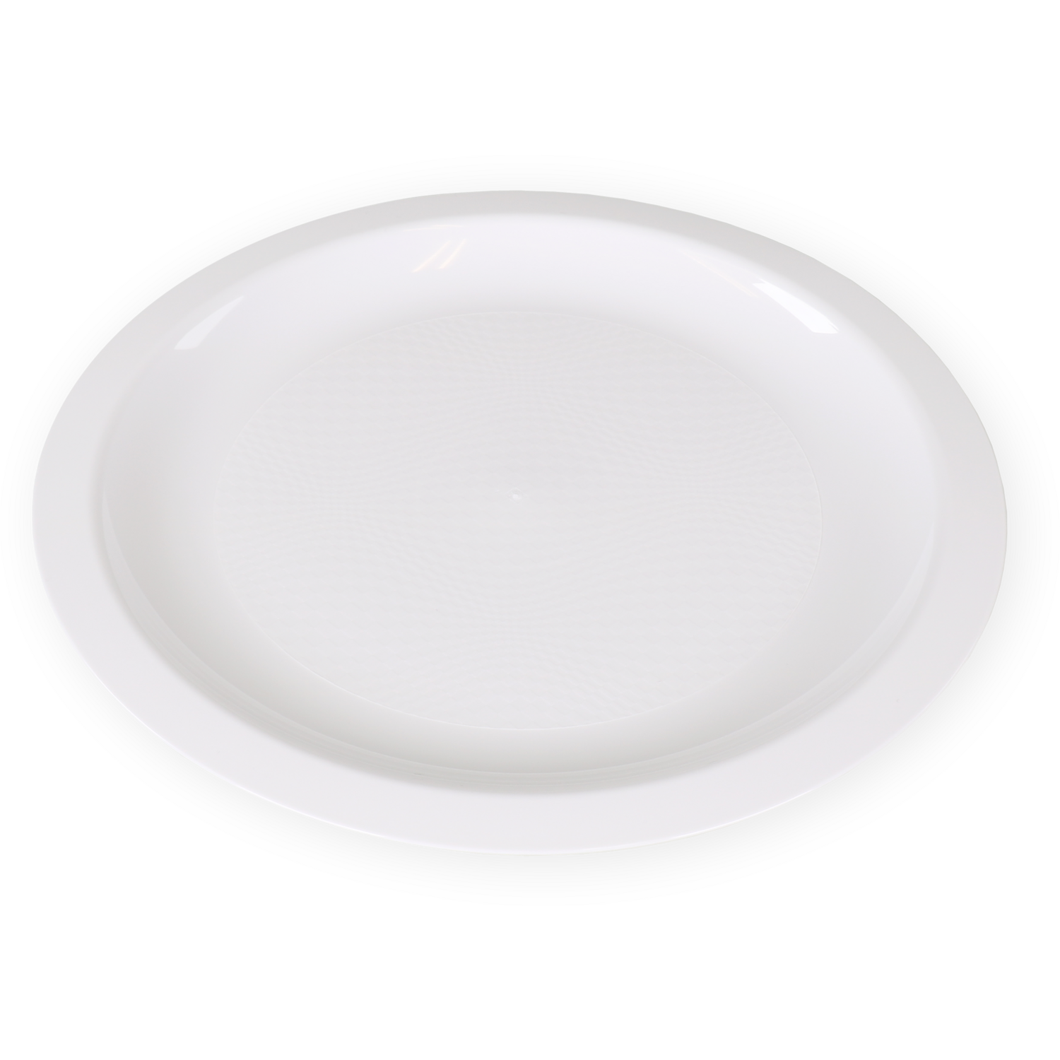 Goldplast - Piastra | piatto da dessert | Utilizzare il riutilizzo | riutilizzabile | rotondo | 1 scomparto | pP | Ø18 cm | bianco | 340 pezzi