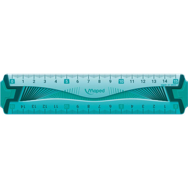 Maped - latte Flex incassable 15 cm, avec double graduation