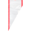 Klika -  Spuitzak | 59x28cm | LDPE | transparant/rood | 296 stuks