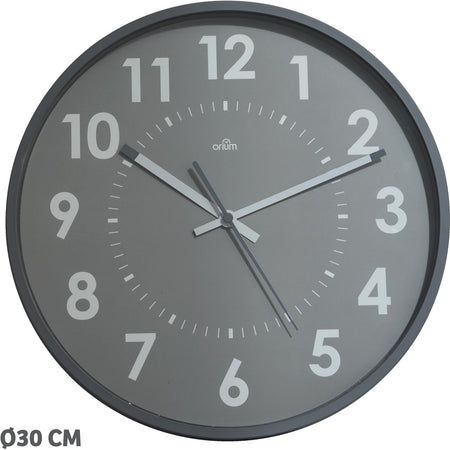 Orium di CEP - orologio da parete, quarzo, diametro 30 cm, grigio