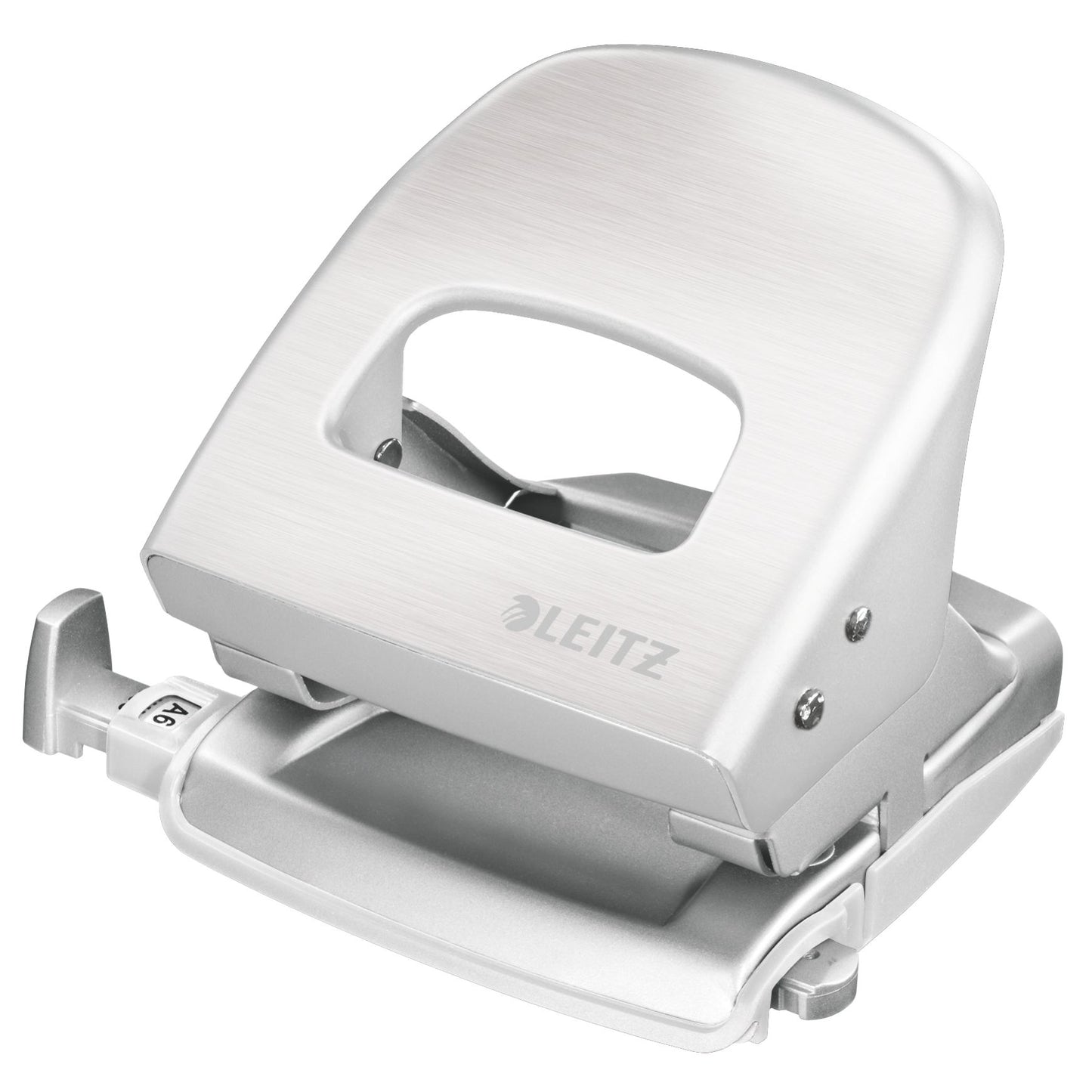Leitz - Perforadora Style, 30 hojas, blanca
