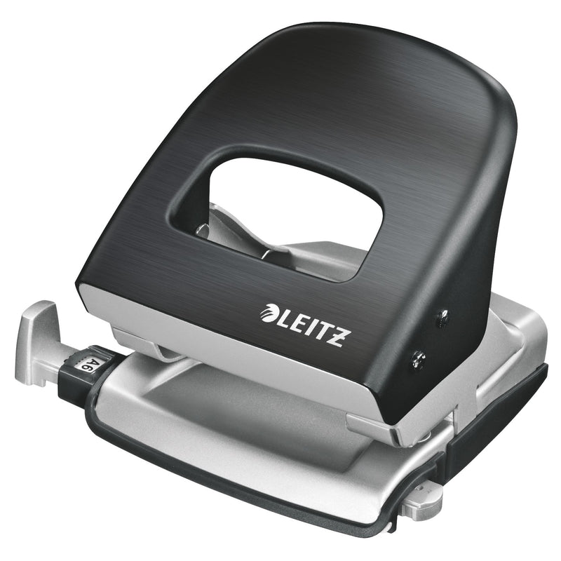 Leitz - Perforatrice NeXXt Style, 30 fogli, nera