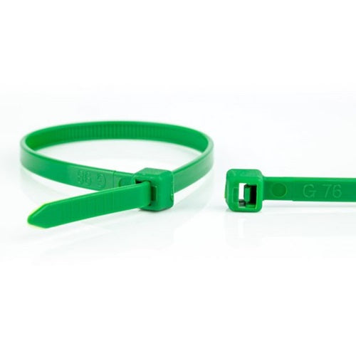 Klika - Kabel -Ties 200x4,8 Green 100 Stücke