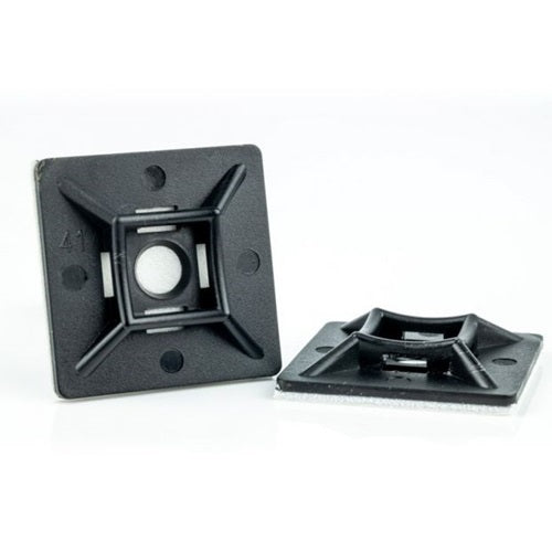 Klika - Sella adesiva 28x28mm nera 100 pezzi