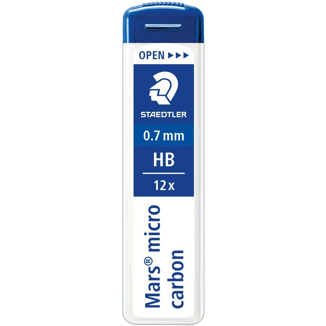 Staedtler - micro pencil leads, 0.7 mm, HB, case of 12 pieces