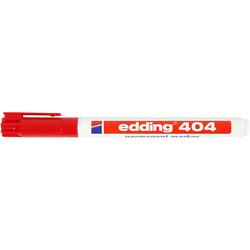 Edding - Pennarello 404 tondo 0,75 mm rosso