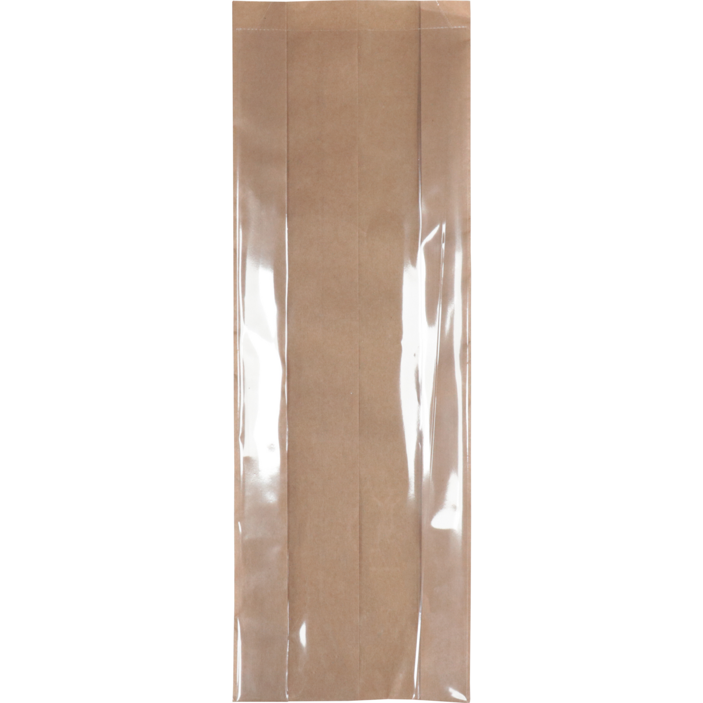 Klika - Bag | Window pocket | Paper + PP | 11/ 2 |5x38cm | brown | 500 pieces