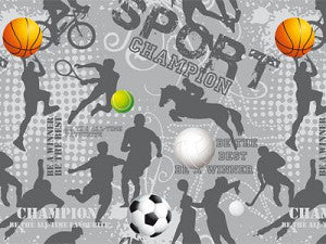 Klika - Cadeaupapier - Geschenkpapier - Sports champion 50 cm