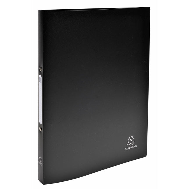 Exacompta - Ring binder A4 2-ring O-mech 15mm PP black
