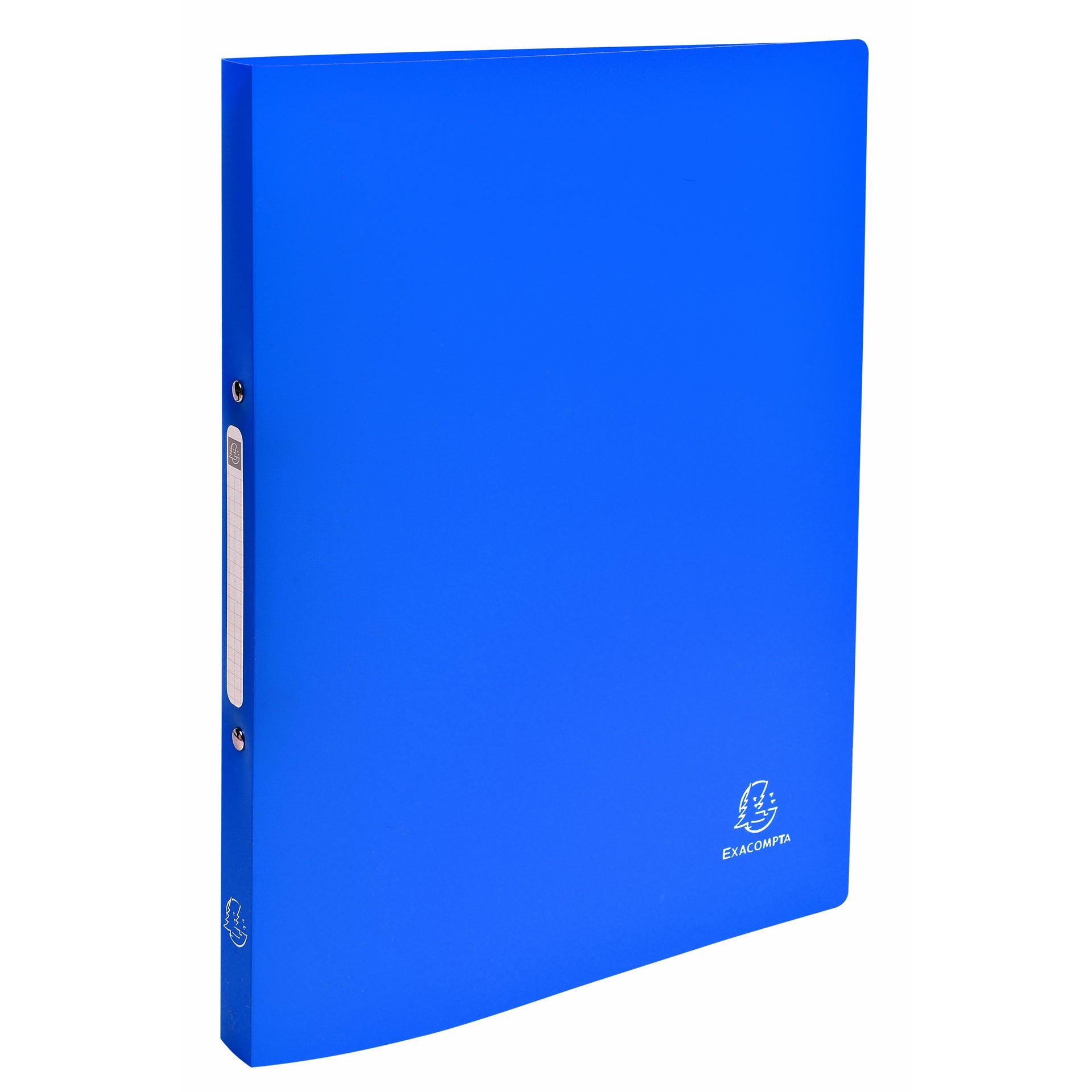 Exacompta - Classeur A4 2 anneaux O-mech 15mm PP bleu