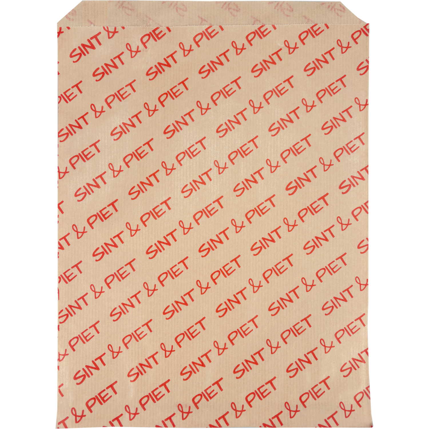 Klika -  Zak | Fourniturenzak | Papier | 22x29cm | Sint Piet | bruin/rood | 1000 stuks