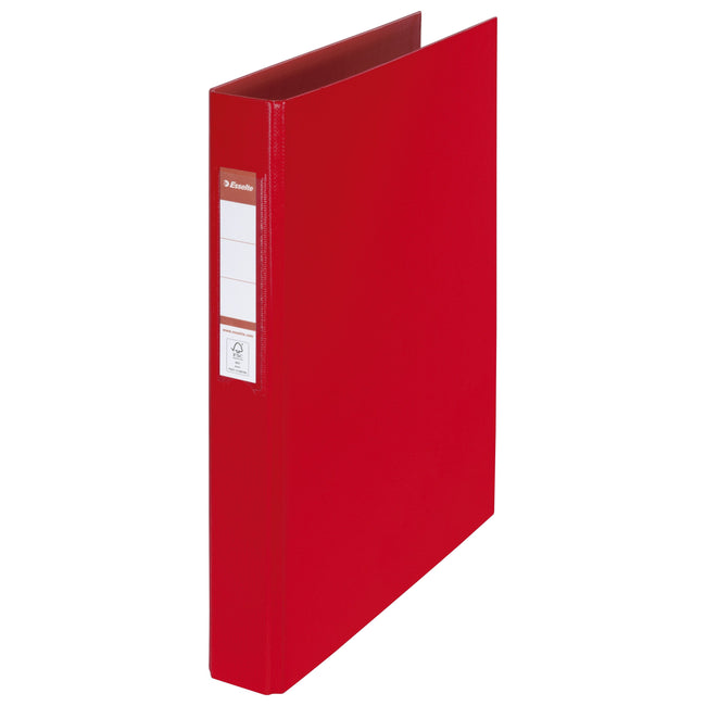 Esselte - Ring binder VIVIDA A4 4-ring O-mechanism 25mm PP red | 10 pieces