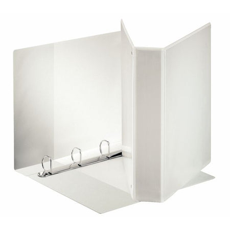 Esselte - Presentation ring binder standard panorama A4 4-ring maxi D mechanism 50mm white