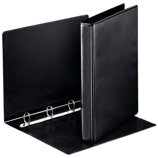 Esselte - Presentation ring binder Essentials panorama A4 4-ring D-mechanism 25mm black