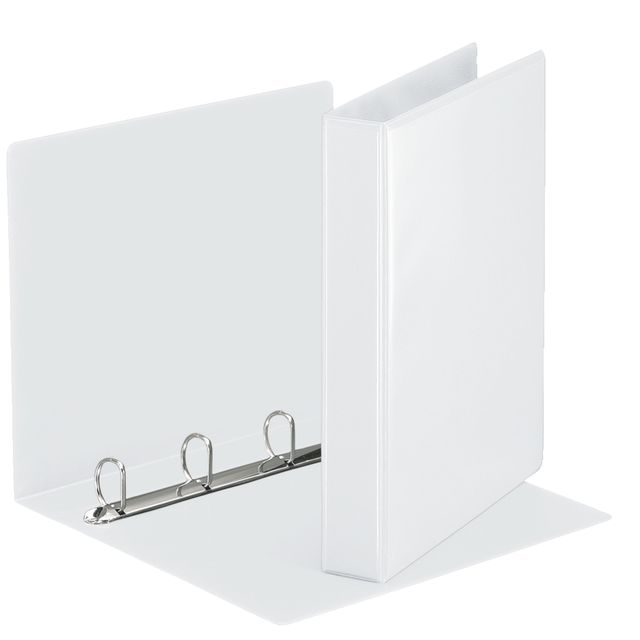 Esselte - Presentation ring binder Essentials panorama A4 4-ring D-mechanism 30mm white