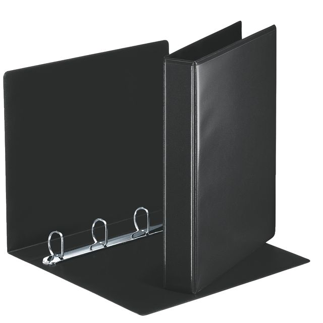 Esselte - Presentation ring binder Essentials panorama A4 4-ring D-mechanism 30mm black