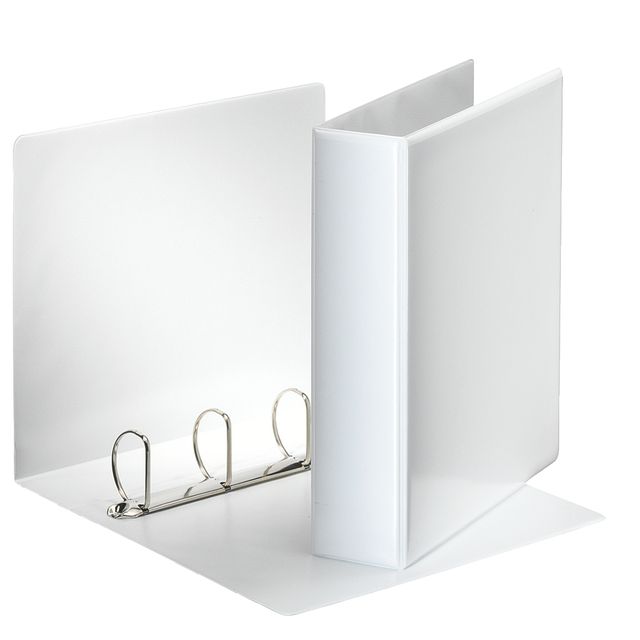 Esselte - Presentation ring binder Essentials panorama A4 4-ring D-mechanism 50mm white