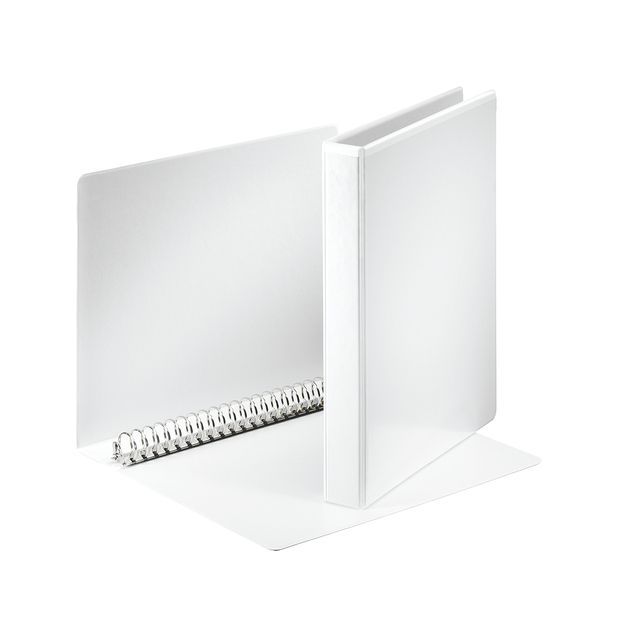Esselte - Präsentationsringordner Essentials A4 Panorama 23-Ringe O-Mechanik 20mm weiß
