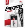 Energizer - pile Max 9V, sous blister