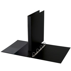 Quantore - Ringbuch A4 4-Ring D-Mech 20mm PP schwarz