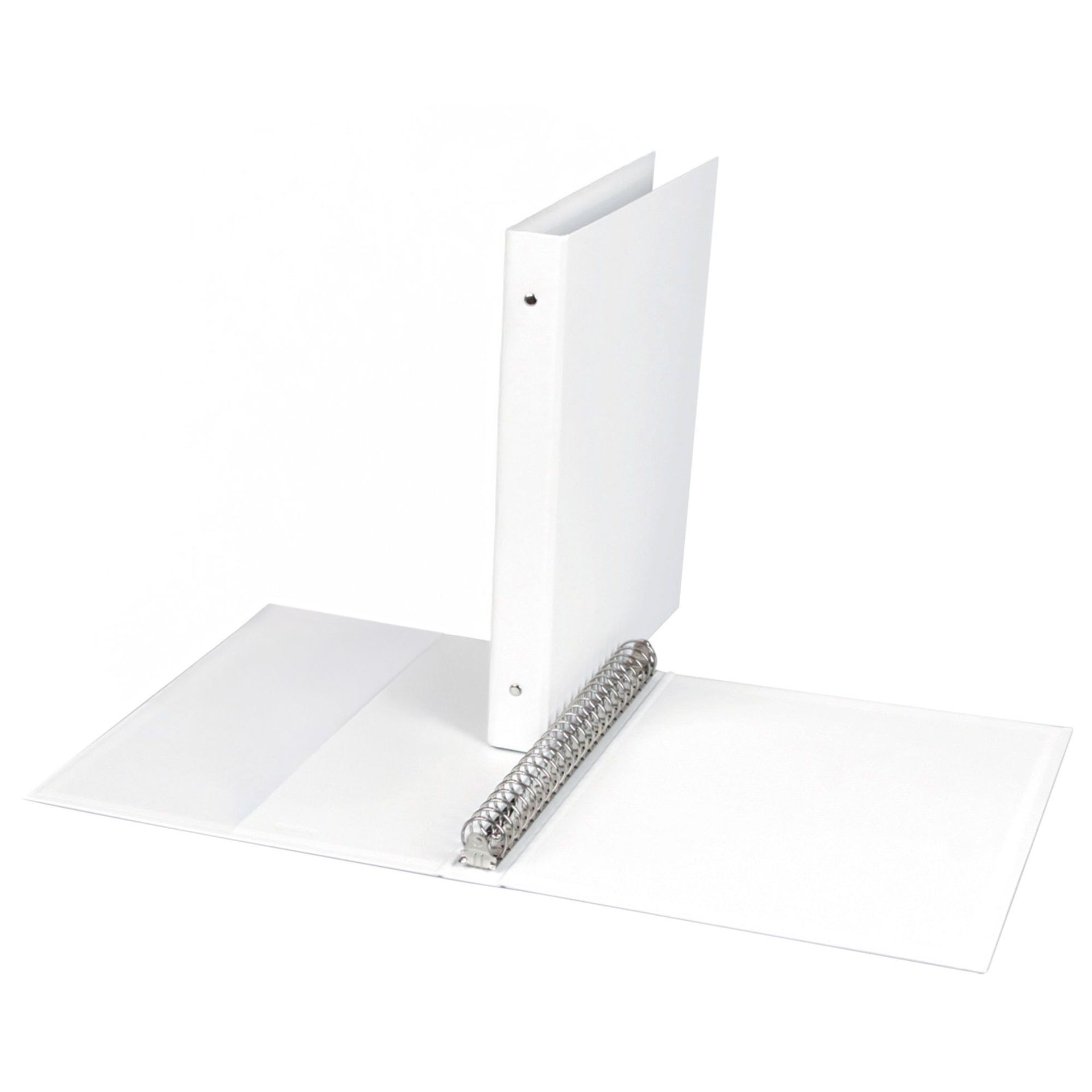 Quantore - Raccoglitore ad anelli A4 23 anelli O-mech 19mm PP bianco | 20 pezzi