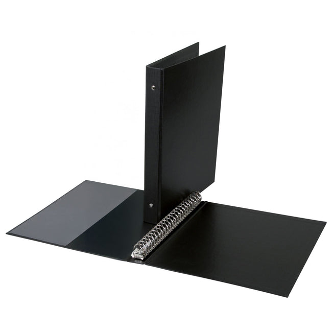 Quantore - Ringbuch A4 23-Ring O-Mech 19mm PP schwarz