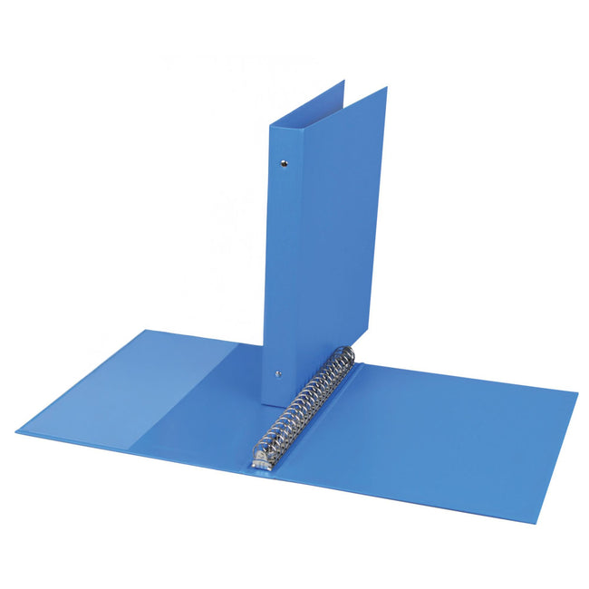 Quantore - Raccoglitore ad anelli A4 23 anelli O-mech 19mm PP blu