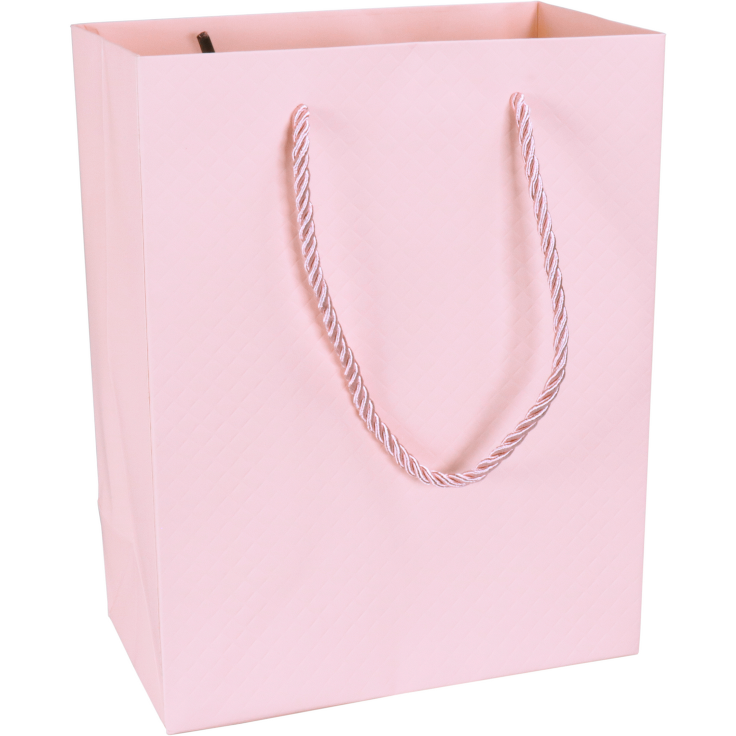 Klika -  Tas | Papier | embossed | 18x 10x23cm | draagtas | pastelroze | 40 stuks