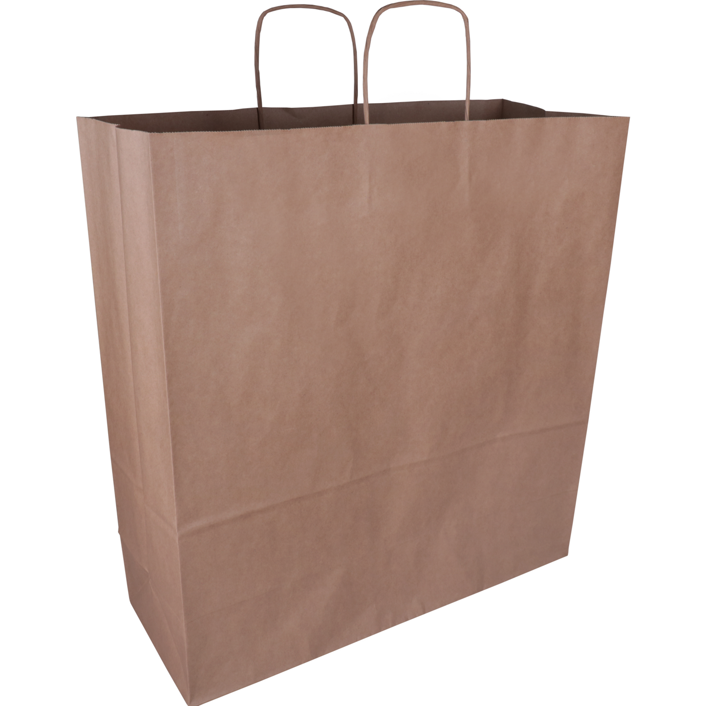 Klika - Bag | Kraft paper | twisted paper cord | 45x 17x48cm | tote bag | brown | 100 pieces