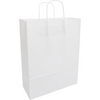 Klika - Borsa con cordoncino in carta 32x12x41 cm 50 pz bianco | 2 pezzi